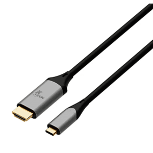 Xtech - USB cable - USB Type C - HDMI - 1.8 m - Black & silver - C male to HDMI male XTC-546 - Accesorios para Computadores - Cables - XTC-546