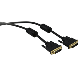 Imicro 10ft DVI Dual Link Male To DVI Dual Link Male Cable (black) - CBL - ST-DVI10MM - IMICRO - 841106103406 - ST-DVI10MM