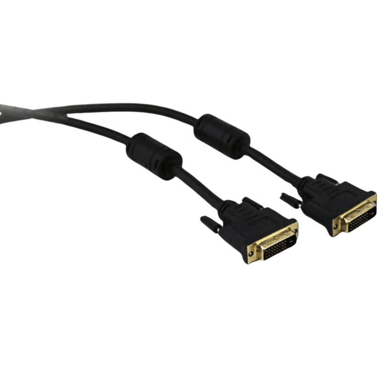 Imicro 10ft DVI Dual Link Male To DVI Dual Link Male Cable (black) - CBL - ST-DVI10MM - IMICRO - 841106103406 - ST-DVI10MM