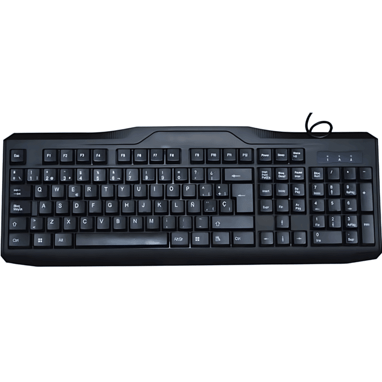 Imicro KB-US9851S USB Wired 108-Key Spanish Keyboard (black) - KB - KB-US9851S - IMICRO - 841106100122 - KB-US9851S