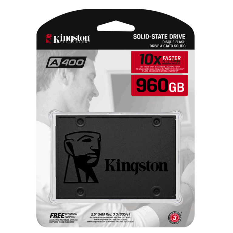 Kingston 960GB SSD 2.5" SATA 500MB/s  - SA400S37/960G