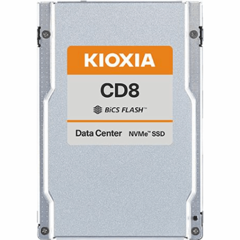 Kioxia Kioxia SSD KCD8XRUG3T84 3.84TB 2.5 PCIe4 CD8-R SDF1E84GEB SIE 1 DWPD Bare SD 273156 KCD8XRUG3T84