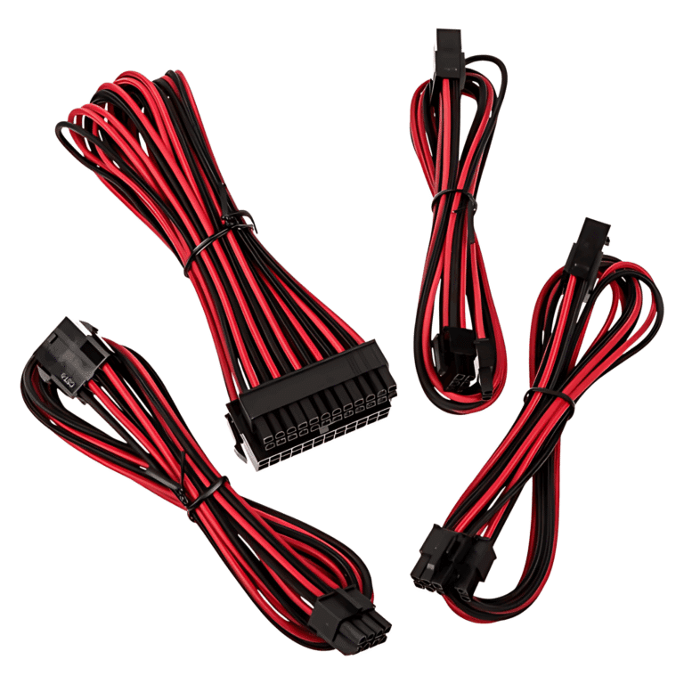 Kit De Cable De Extension Bitfenix Alchemy 2.0-negro / Rojo Nv (bfx-alc-extkg-rp) - Cables - BFX-ALC-EXTKR-RP