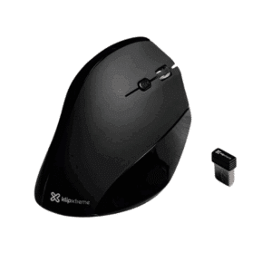 Klip Xtreme EverRest - Ratón vertical - ergonómico - diestro - óptico - 6 botones - inalámbrico - 2.4 GHz - receptor inalámbrico USB - Periféricos - Ratones - KMW-390