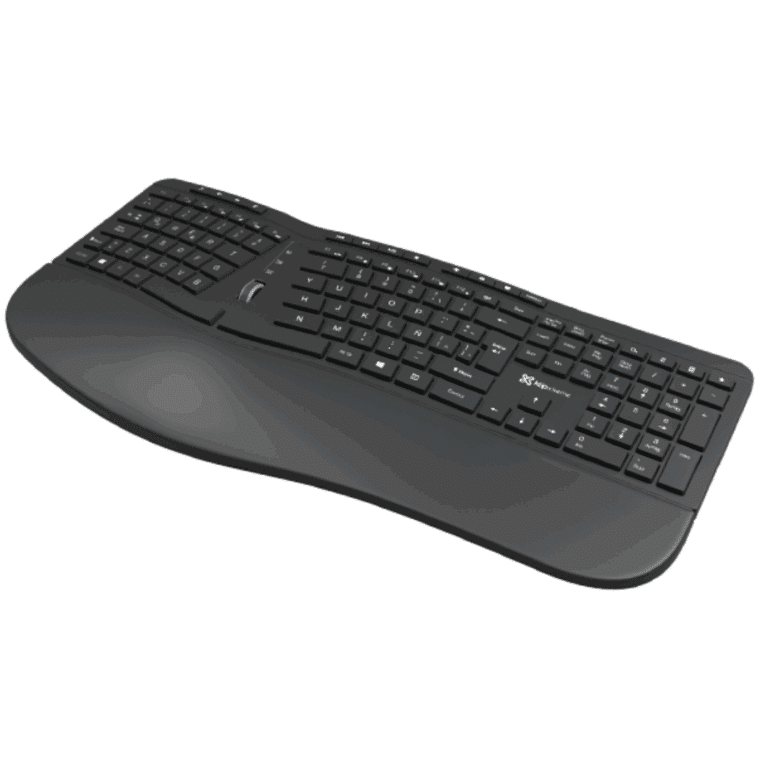 Klip Xtreme - Keyboard - Spanish - Wireless - 2.4 GHz - All black - Ergonomic - Periféricos - Teclados y Teclados de Números - KBK-530S