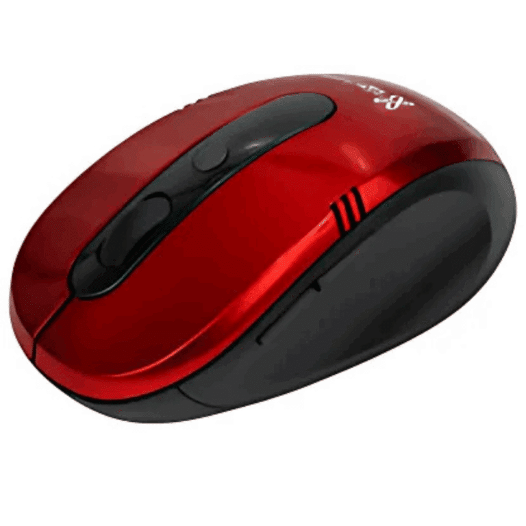 Klip Xtreme KMW-330 Vector - Ratón - ergonómico - óptico - 6 botones - inalámbrico - 2.4 GHz - receptor inalámbrico USB - rojo - Periféricos - Ratones - KMW-330RD