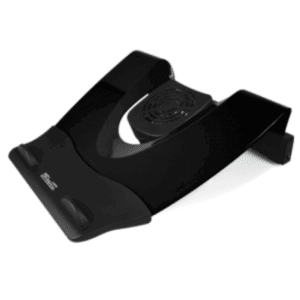 Klip Xtreme KNS-110B Notebook Stand / Cooling Station - Soporte para ordenador portátil - con concentrador USB de 4 puertos, ventilador de refrigeración - 17" - negro - Accesorios para Computadores - Accesorios para Portátiles - KNS-110B