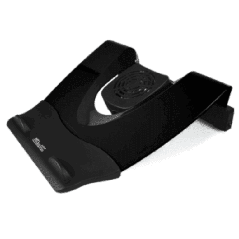 Klip Xtreme KNS-110B Notebook Stand / Cooling Station - Soporte para ordenador portátil - con concentrador USB de 4 puertos, ventilador de refrigeración - 17" - negro - Accesorios para Computadores - Accesorios para Portátiles - KNS-110B