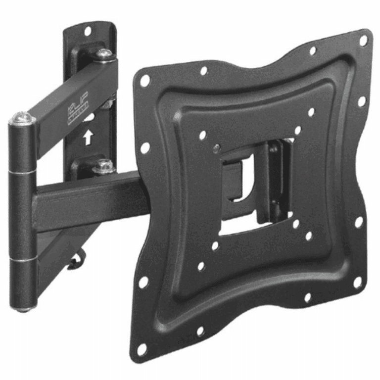 Klip Xtreme KPM-875 - Kit de montaje (placa de contacto, soporte para montaje en pared, brazo oscilante doble) - para pantalla plana - acero con recubrimiento en polvo - negro - tamaño de pantalla: 13"-46" - interfaz de montaje: hasta 400 x 400 mm - se puede instalar en la pared - Monitores - Accesorios - KPM-875