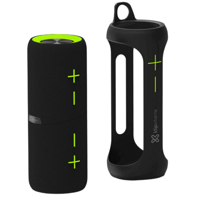 Klip Xtreme Port. TWS Audio KBS-800 - Altavoz - Negro con detalles en verde - 20 W - IPX7 - Audio y Video - Parlantes / Bocinas / Cornetas - KBS-800