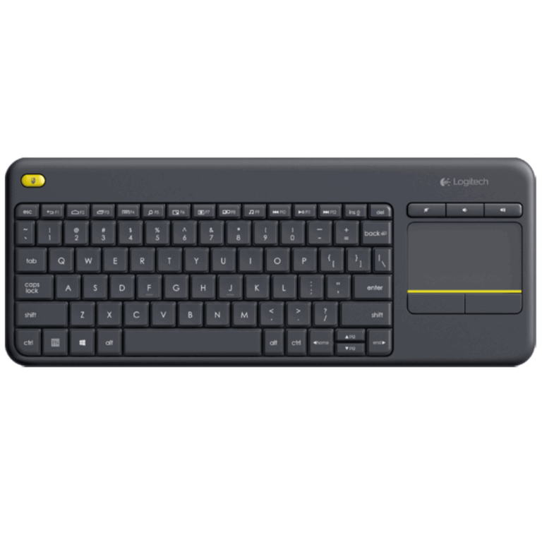 Teclado Logitech K400 Plus Wireless Keyboard Touch Black English (must Be Purchased In Multiples Of 4) - New Factory Sealed - 1 Year Manufacturer Warranty - 920-007119
