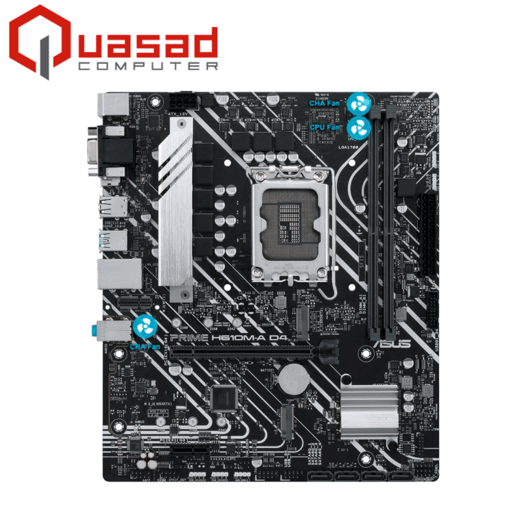Mainboard Quasad H610 12va Lga1700 Ddr4-3200 Vid Son Hdmi M.2 4usb3.0 Aio - Mother Board - H610