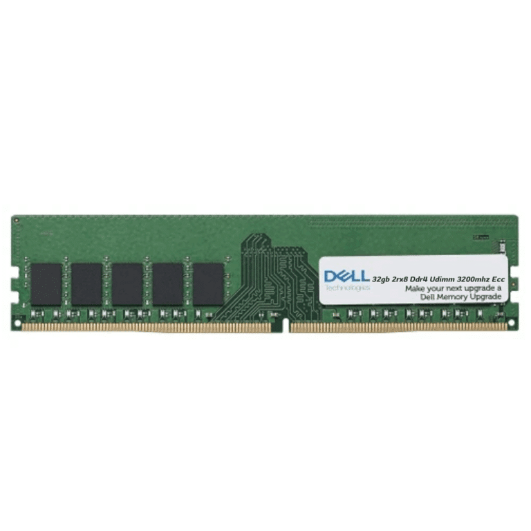 Memoria Interna Dell 32gb 2rx8 Ddr4 Udimm 3200mhz Ecc - AB825520