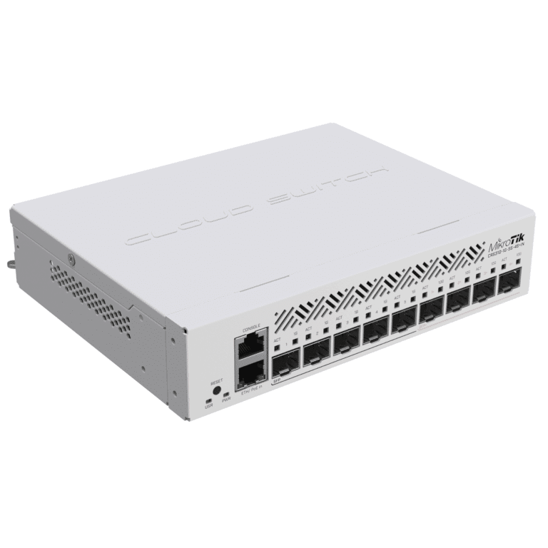 Mikrotik - Switch - CRS310-1G-5S-4S+IN 4xSFP+ 5xSF - Redes - Hubs & Switches - CRS310-1G-5S-4S+IN