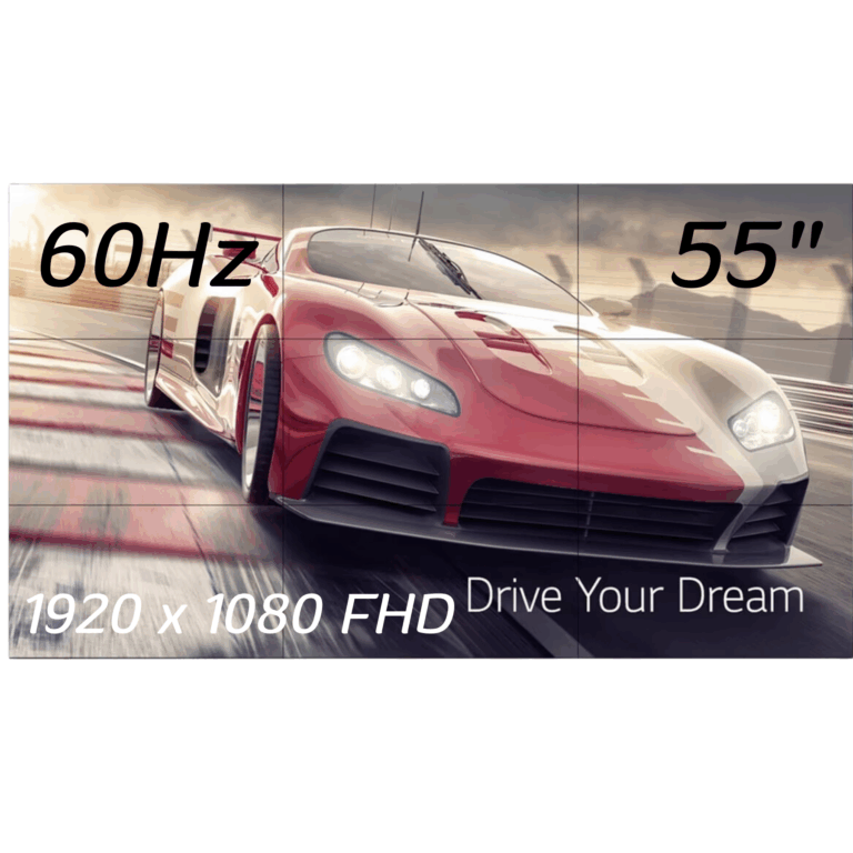 Monitor Lg 55inc  Videowall Commercial Display Fhd 500nit Slim Besel - Monitores - 55VM5J-H