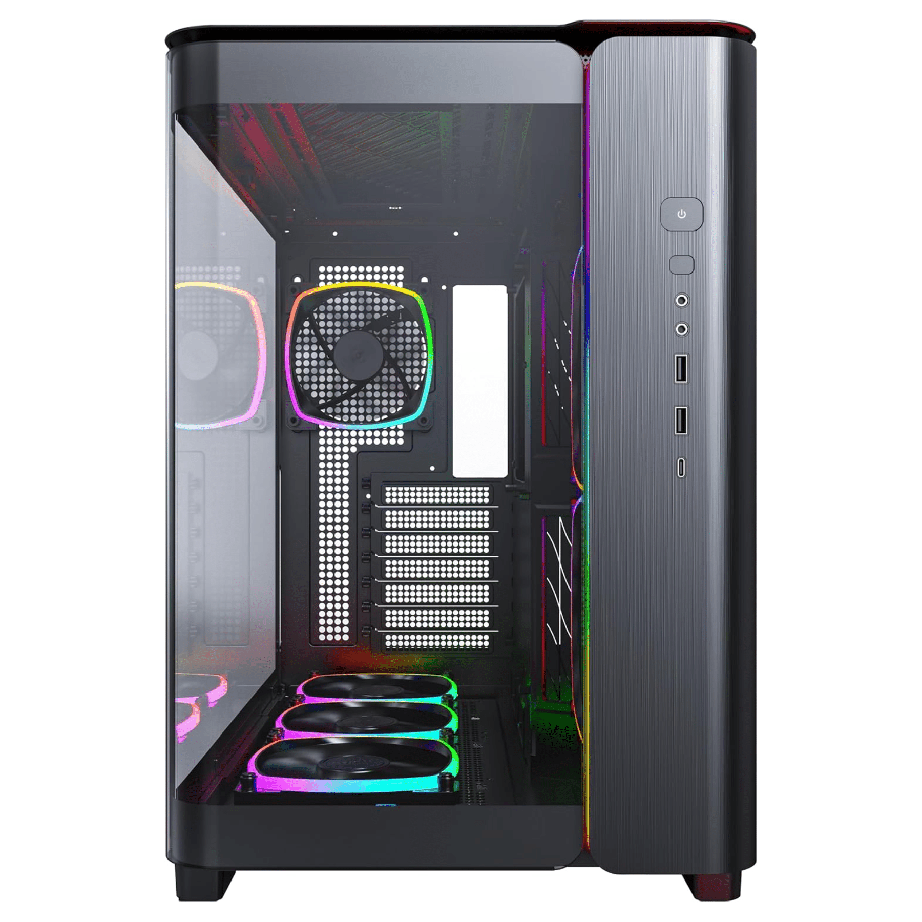PCケース(自作PC用) MONTECH KING 95 PRO Prussian Blue MONTECH KING 95 PRO (PRUSSIAN BLUE) Dual-Chamber ATX Mid