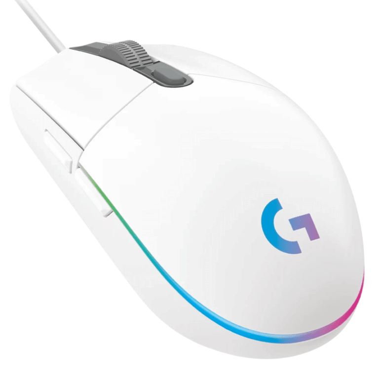 Mouse Logitech Gaming G203 Blanco Alambrico Rgb Lightsync G-hub - Mouse - 910005791