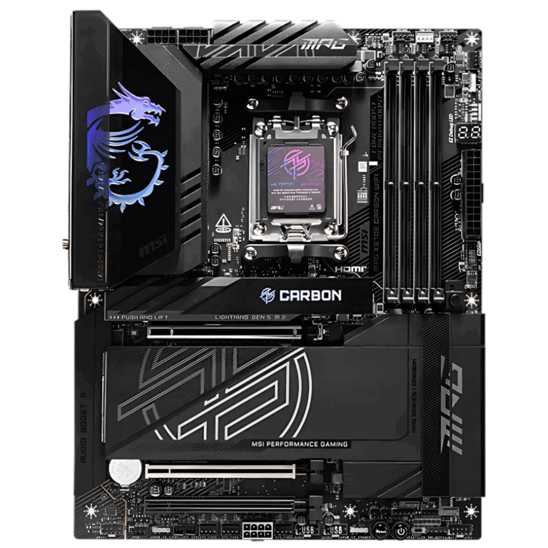 Mainboard Msi X870e Carbon Wifi7 X870e Am5 Max256gb Ddr5 Atx Retail Mb 289987 X870ecarbonwifi7