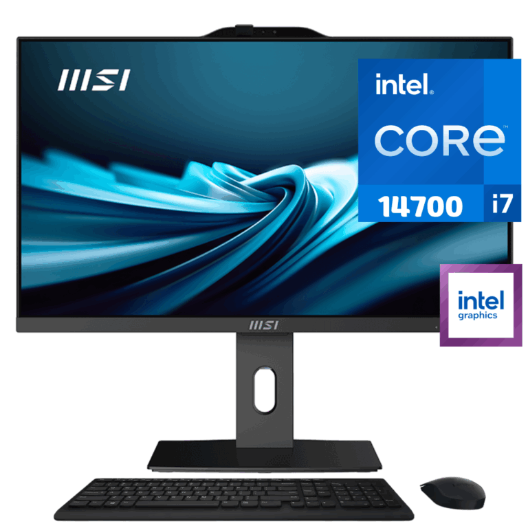 MSI PRO AP242P 14M-643US All-in-one Computer - Intel Core i7 14th Gen i7-14700 - 16 GB - 1 TB SSD - 23.8" IPS Full HD - Desktop - Black - W11 - 1Y Warranty | SKU MSI-PAP243 - MON - MSI-PAP243 - MSI - 824142346112 - PAP242P14M643