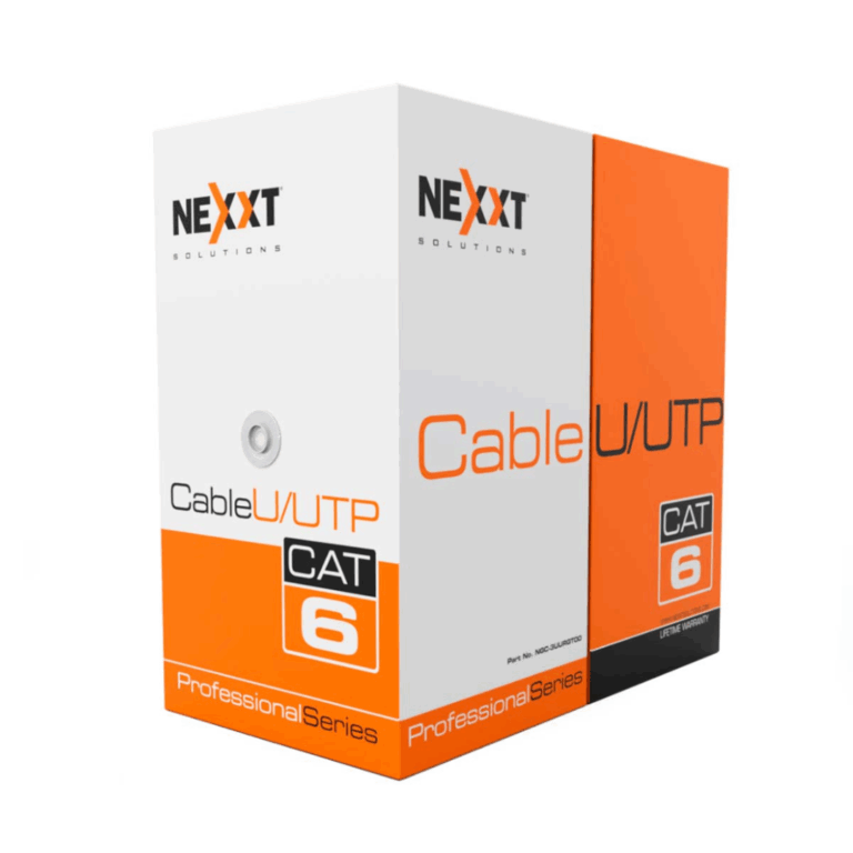 Nexxt Enterprise Cat6 U/UTP Cable 4P 23AWG CM 305m BL - Redes - Cables a Granel - AB356NXT02