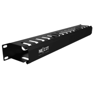 Nexxt Solutions - Conducto de organización de cables de bastidor (horizontal) - 1U - 19" - Redes - Accesorios - NPM-DH1UB