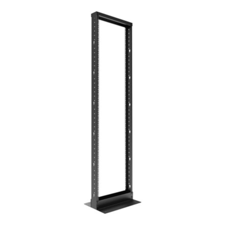 Nexxt Solutions - Rack marco abierto - 2 postes - instalable en el suelo - RAL 9005, negro barniz - 45U - 19" - Redes - Paneles, Gabinetes y Cajas de Redes - NPO-2P45UB