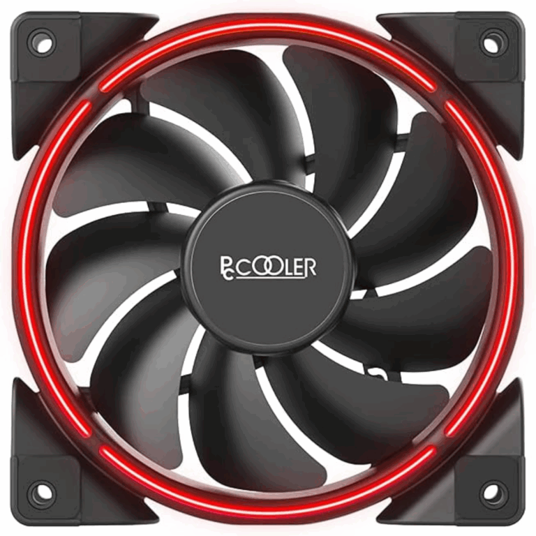 PCCOOLER CORONA Cooling Fan - FAN - FAN-CORORD - PCCOOLER - CORONA RED