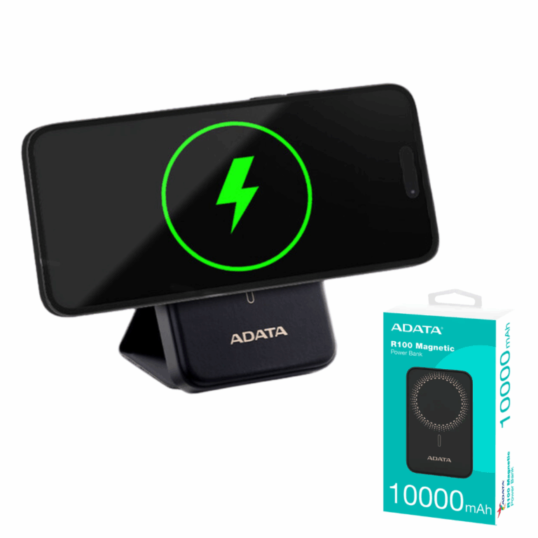 Power Bank Adata Inalambrico (10,000 Mah) (li-polymer Battery) R100 Magnetico - Pr100-12bk