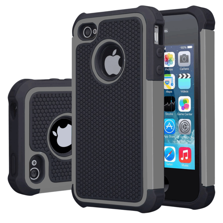 Protector Imexx Para Iphone 4 Negro - Accesorios