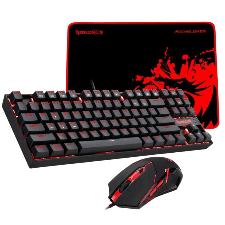 Redragon K552 Gaming Keyboard/mouse & Mouse Pad - KB - KB-K552-BA - REDRAGON - K552-BA
