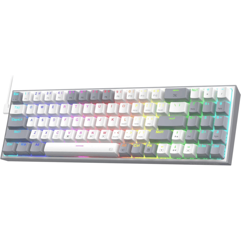 Redragon K628 Pollux Gaming Keyboard - KB - KB-K628GY - REDRAGON - K628 GREY