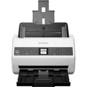 Epson DS-730N - Escáner de documentos - Sensor de imagen de contacto (CIS) - a dos caras - Ledger - 600 ppp x 600 ppp - hasta 40 ppm (mono) / hasta 40 ppm (color) - Alimentador automático de documentos (ADF) (100 hojas) - hasta 6500 exploraciones por día - USB 2.0, Gigabit LAN - Impresoras y Escáneres - Escáneres - B11B259201