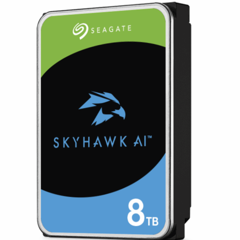 Seagate SkyHawk AI ST8000VE001 - Disco duro - 8 TB - interno - 3.5" - SATA 6Gb/s - búfer: 256 MB - con Recuperación de datos Seagate Rescue de 3 años - Almacenamiento - Discos Duros Internos - ST8000VE001