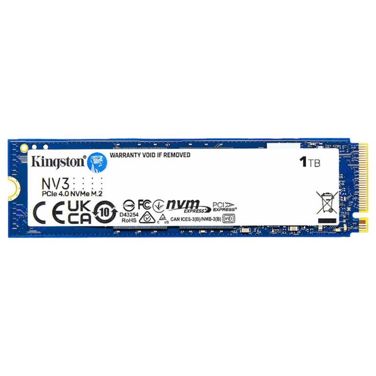 Ssd/kingston 1tb Nv3 M.2 2280 Nvme Ssd Up To 6000 Mb/s - 740617344790 - SNV3S/1000G