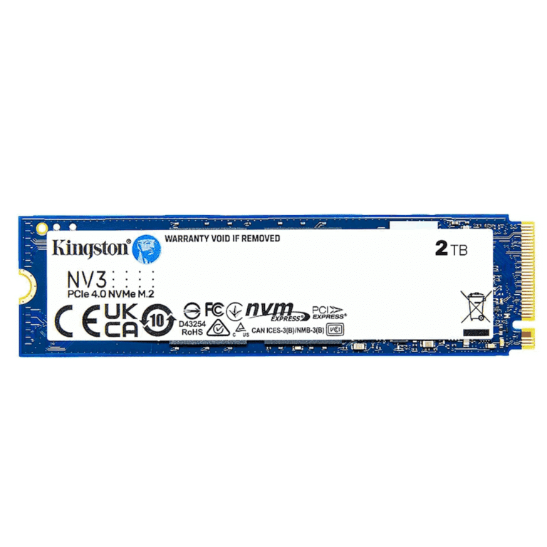 Kingston - Internal hard drive - 2 TB - Solid state drive - NV3 M.2 2280 NVMe - Almacenamiento - Discos de Estado Sólido Internos - SNV3S/2000G