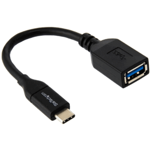 StarTech.com USB-C to USB Adapter - 6in - USB 3.0 (5Gbps) USB-IF Certified - USB-C to USB-A - USB 3.2 Gen 1 - USB C Adapter - USB Type C - Connect a USB Type-A equipment to a USB Type-C laptop - Reversible USB C connector - USB C to USB A adapter for superior signal integrity - USB 3.2 Gen 1 (5Gbps) data transfer - MacBooks, Surface Book, iPad Pro, iPhone 15 & up, Samsung Galaxy S8 & up - Startech.com - Data Transfer Adapter - 789U - A300-1C4194 - 1C4194 - 0065030860789 - USB31CAADP