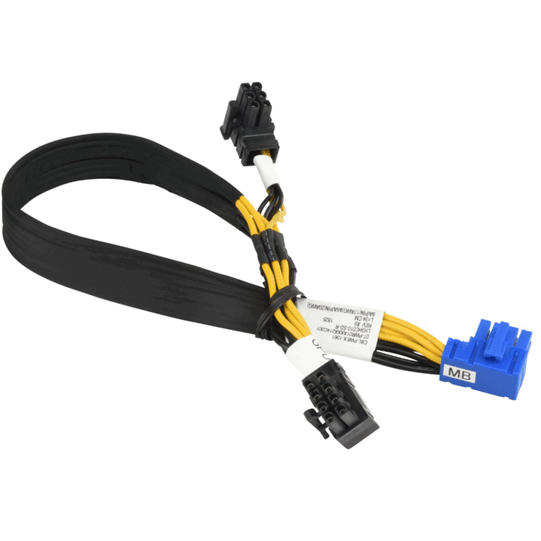 Supermicro Internal Power Cord - For Graphics Processing Unit - 1.12 Ft Cord Length - SER - SUPERMICRO - CBL-PWEX-1061