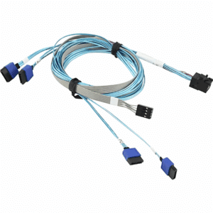 Supermicro Supermicro CBL-SAST-0699 MiniSAS HD to 4xSATA 90 90 75 75cm 75cm SB 30AWG 12Gb s CB 176460 CBL-SAST-0699