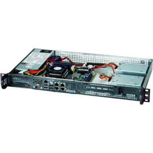 Supermicro Superchassis 505-203b (black) - Rack-mountable - Black - 1u - 1 X Bay - 1 X 200 W - Mini Itx Motherboard Supported - 1 X Internal 3.5" Bay - 1x Slot(s) - SER - SUPERMICRO - CSE-505-203B