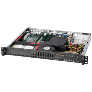 Supermicro Superchassis Sc512-203b System Cabinet - Rack-mountable - Black - 1u - 1 X Bay - 1 X 200 W - Atx Motherboard Supported - 1 X Fan(s) Supported - 1 X Internal 3.5" Bay - 1x Slot(s) - 2 X Usb(s) - SER - SUPERMICRO - CSE-512-203B