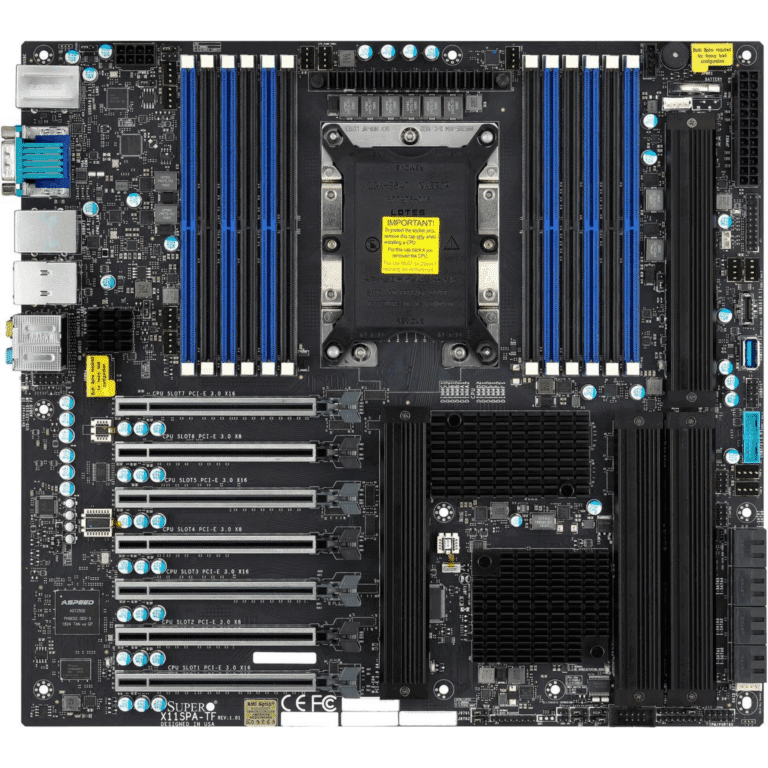 Supermicro X11spa-tf Workstation Motherboard - Intel C621 Chipset ...