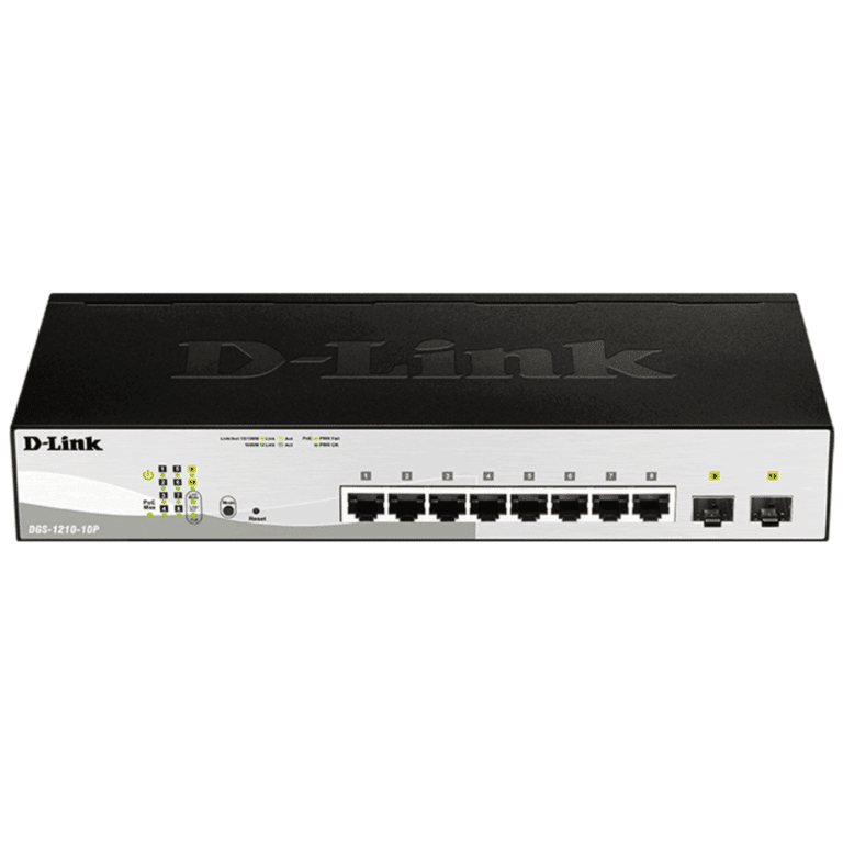 Switches  Switch D-link Dgs-1210-10p - 8ptos 1gbe - 2ptos Sfp Poe - DGS/1210/10P
