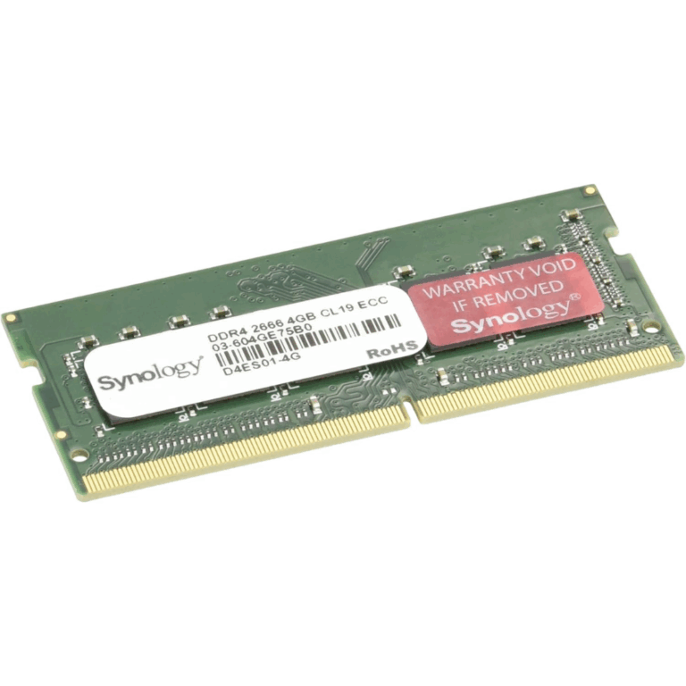 Synology 4gb Ddr4 Sdram Memory Module - Ddr4 Sdram - Ecc - 260-pin - Sodimm - NT - SYNOLOGY - D4ES01-4G