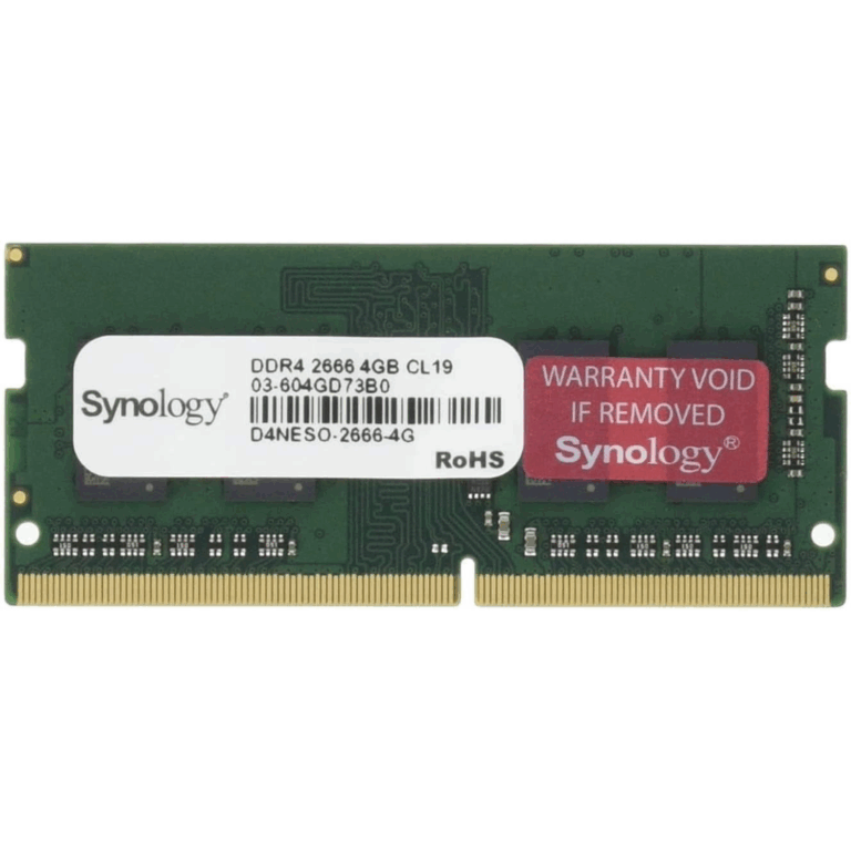 Synology D4neso-2666-4g Ddr4-2666 Non-ecc Unbuffered So-dimm 260pin 1.2v Memory - NT - SYNOLOGY - D4NESO-2666-4G