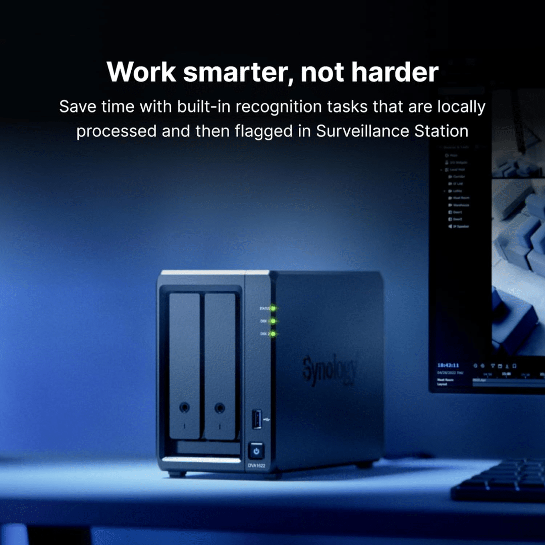 Synology Deep Learning Nvr Series - 6 Gb Hdd - Network Video