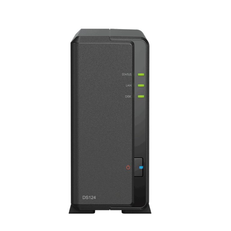 Synology Diskstation Ds124 San/nas Storage System - Realtek Rtd1619b Quad-core (4 Core) 1.70 Ghz - 1 X Hdd Supported - 0 X Hdd Installed - 1 X Ssd Supported - 0 X Ssd Installed - 1 Gb Ram Ddr4 Sdram - Serial Ata Controller - 1 X Total Bays - 1 X 2.5"/3.5" Bay - Gigabit Ethernet - 2 Usb Port(s) - Network (rj-45) - Diskstation Manager - Iscsi, Cifs, Afp, Nfs, Ftp, Webdav, Kerberos, Smb 1.0, Smb 2.0, Smb 3.0, Nfsv3, ... - Desktop - NT - SYNOLOGY - DS124