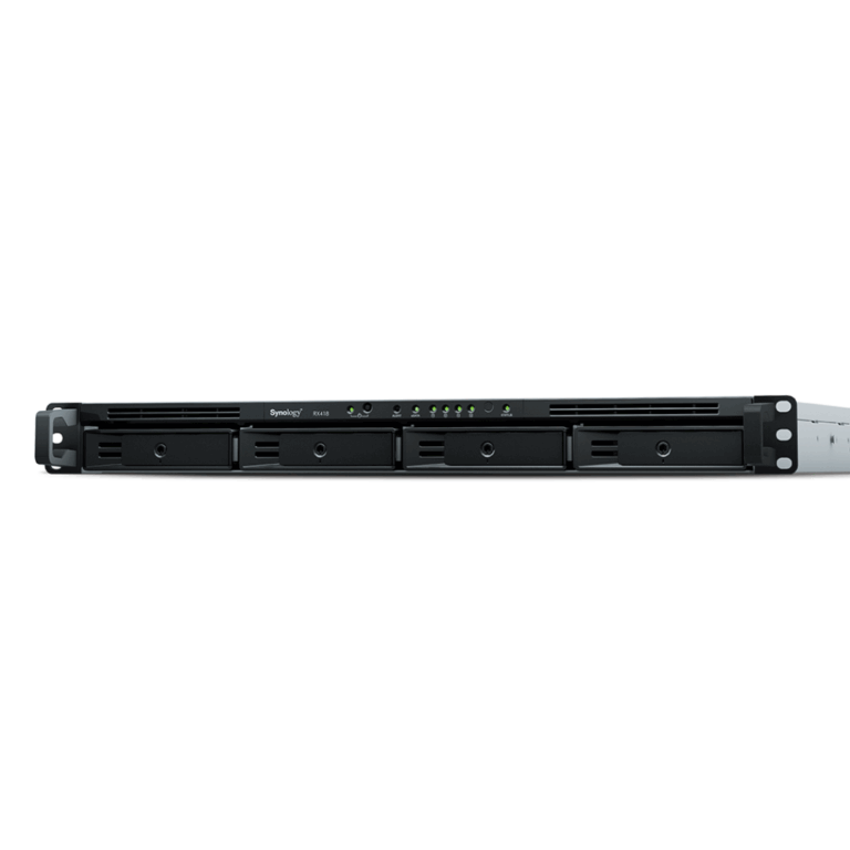 Synology RX418 Drive Enclosure - Esata Host Interface - 1U Rack-mountable - NT - SYN-RX418 - SYNOLOGY - 846504002986 - RX418