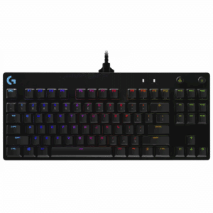 Teclado Logitech Gamer G Pro Rgb Mecanico Gx Azul Wired Negro - Teclados - 920009388