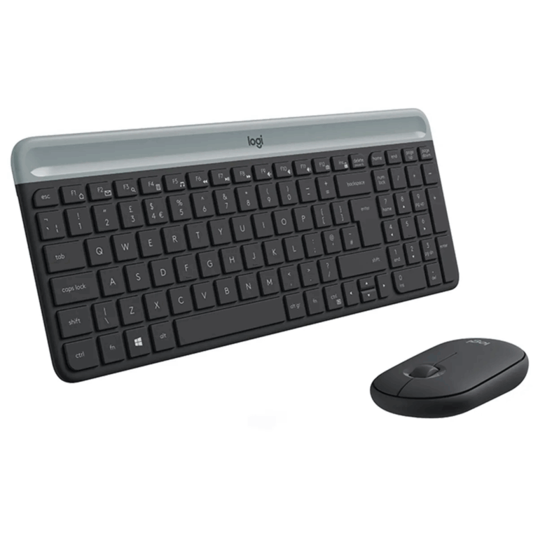 Teclado-mouse Comainboard Logitech Mk470 Grafito Slim Wireless Usb Plug And Play - Teclados - 920009266