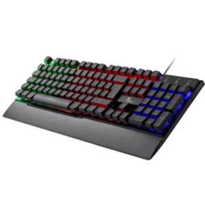 Teclado para Gaming Xtech XTK-510S - Español - Iluminación LED Multi-color con efectos de luz - Conexión USB inmediata - Descansa-palmas integrado con acabado texturizado - Periféricos - Teclados y Teclados de Números - XTK-510S
